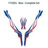 Applicable to BMW F750GS, F850GS 18-22 models. 40th Anniversary stickers, decals for fuel tank, and fishbone decals.