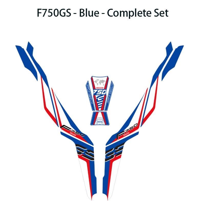 Applicable to BMW F750GS, F850GS 18-22 models. 40th Anniversary stickers, decals for fuel tank, and fishbone decals.