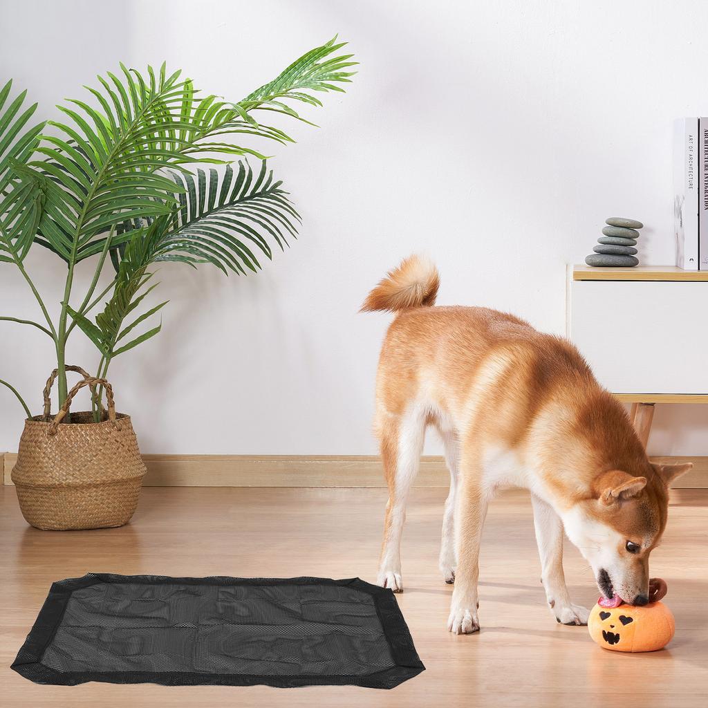 108x72cm Washable Elevated Pet Bed Mesh Cover Detachable Comfortable Dog Hammock Cover Replacement for Indoor Outdoor All Season