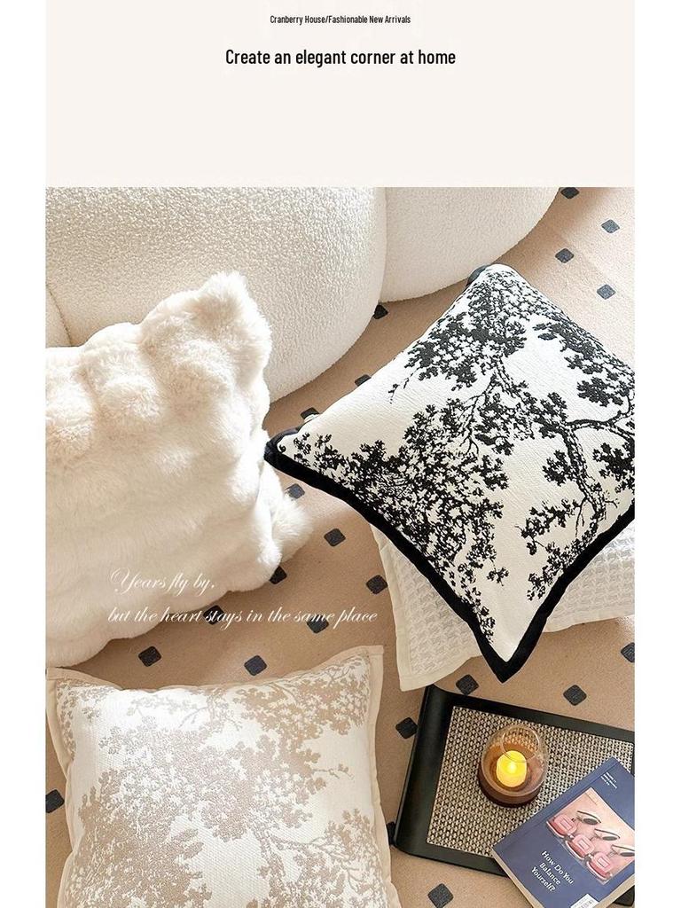 Nordischer Luxus Französische Sofakissenbezüge für Wohnzimmer- und Nachttischdekoration.