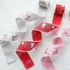 New 2m Christmas Ribbon DIY Xmas Gift Fabric Swirl Ribbon Lmitation Linen Christmas Tree Ribbon Burlap Ribbon