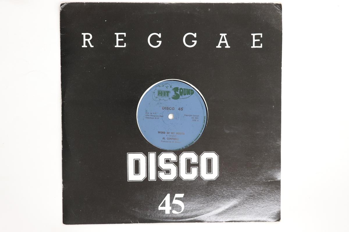 

12inch Record AL CAMPBELL Word Of My Mouth HS001 HIT SOUND UK Reggae Ska Dub Used