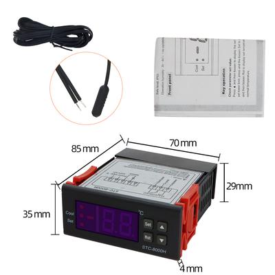 STC-8000H Temperature Controller LCD Digital Microcomputer Thermostat Fridge Temp Controll Thermoregulator with Heating Cooling