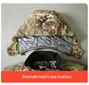 Waterproof Camouflage Graphene Military Overcoat: Insulated Winter Work Jacket with Plus Velvet for Cold Storage