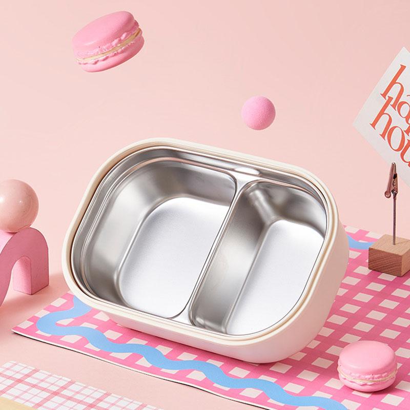 Stainless Steel Bento Lunch Box Kids School Bento Box Kids Sealed Cute Portable Food Container Separate Heatable Lunchbox