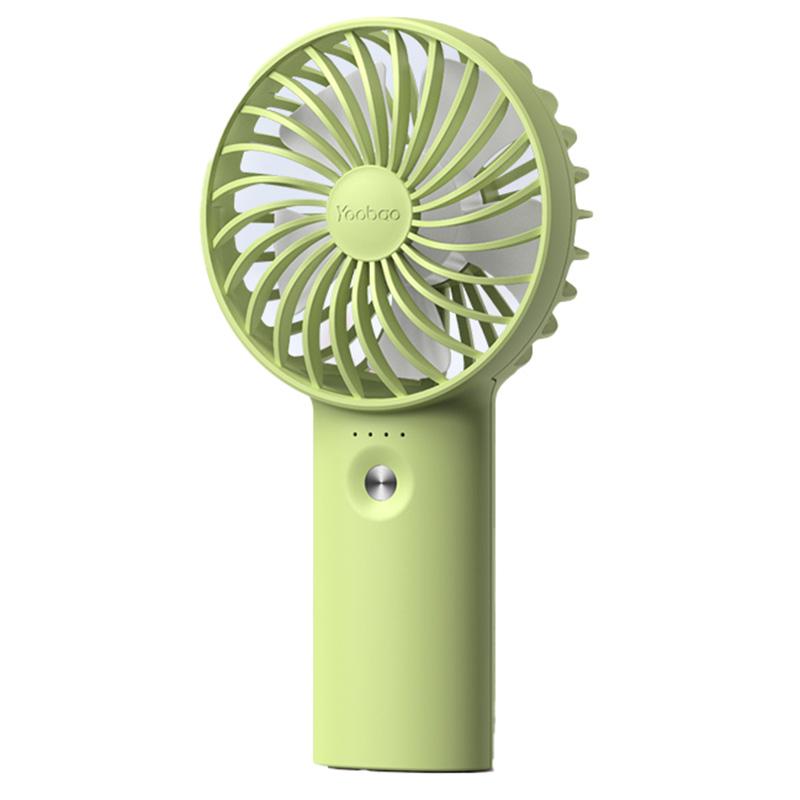 

YOOBAO Y-F3 3000mAh Handheld Fan Portable 3-Speed Cooling Fan Mint Green