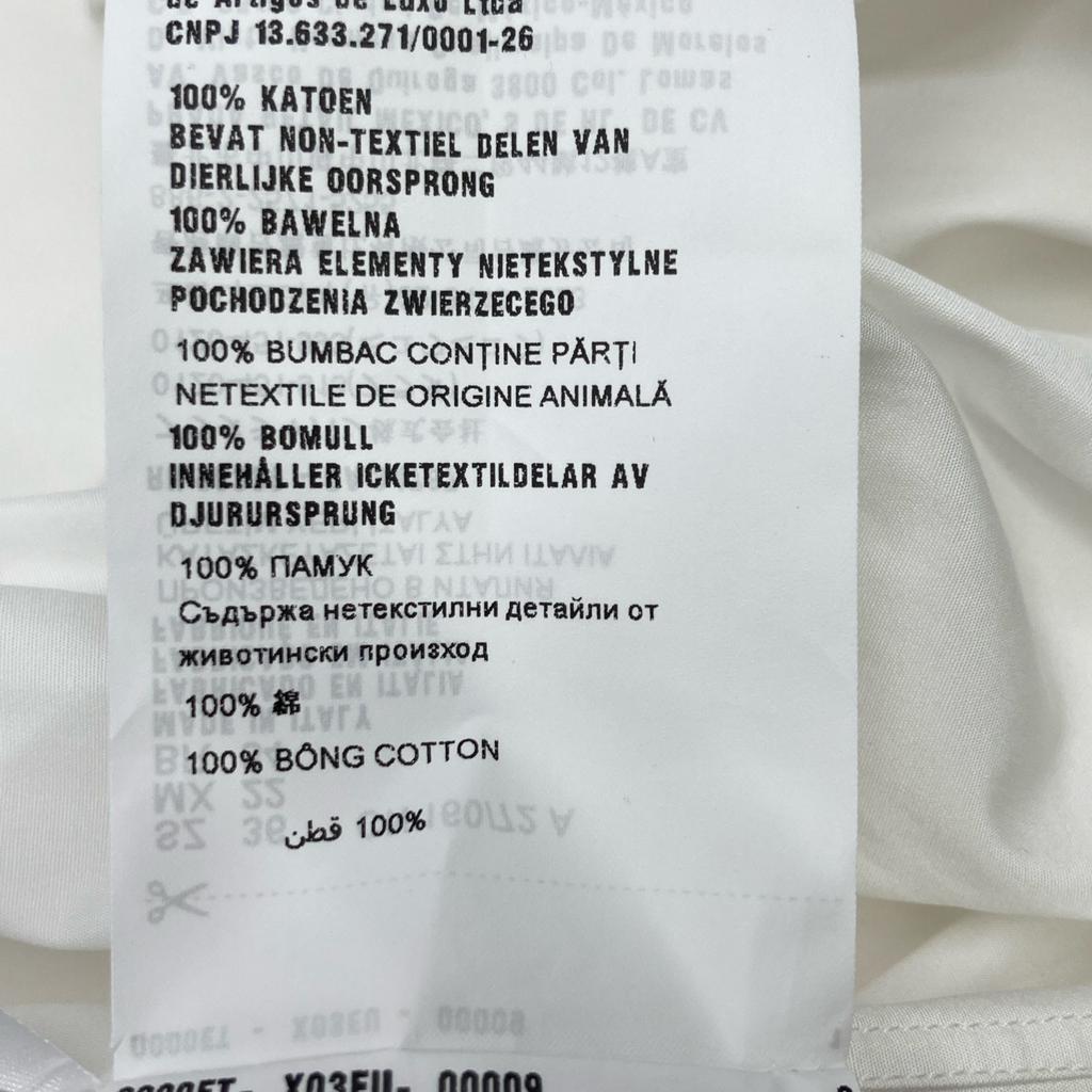 Prada [Domestic Regular] P432F S212 1UCX Volume Sleeve Blouse/ Tops 36 whiteUsed