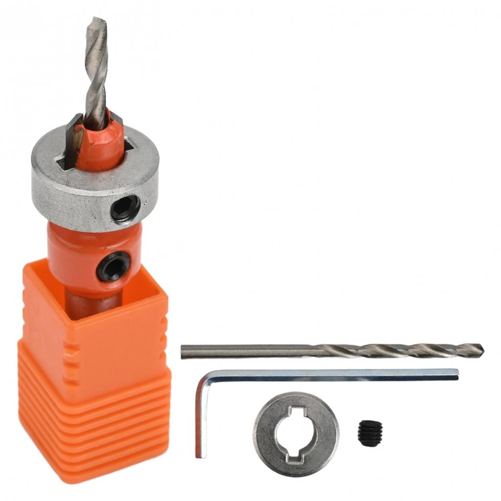 Woodworking Essential Adjustable Countersink Drill Bit for Professional Results