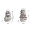 Ceramic Vase Stacked Stone Statues Flower Vase Irregular Folds Handmade Ceramic Pot Flower Vase Flower Arrangement Accessories