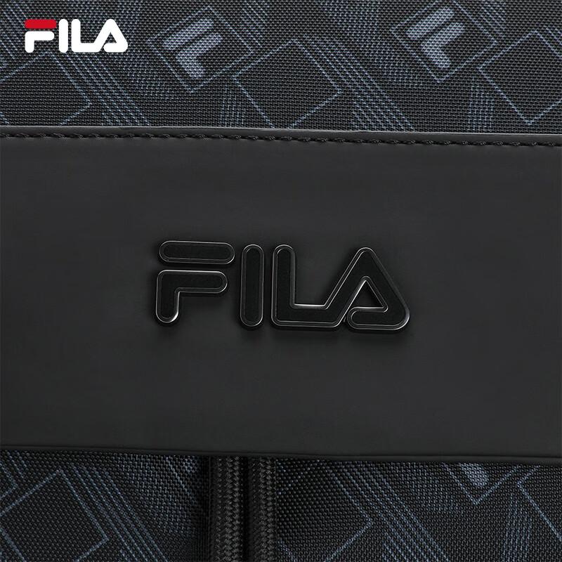 FILA Men's Black Warrior Casual Flip-Top Backpack