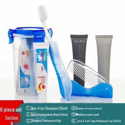 Junpeng Travel Toiletries Organizer with Wash Cup