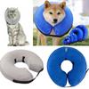 Comfortable Elizabethan Dog Collar Inflatable Protective Neck Cone For Pets In Pvc