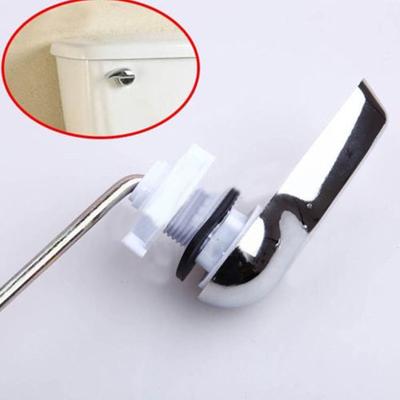 Toilet Handle Finish Flush Mount Push Replacement Side Square Tank Trip