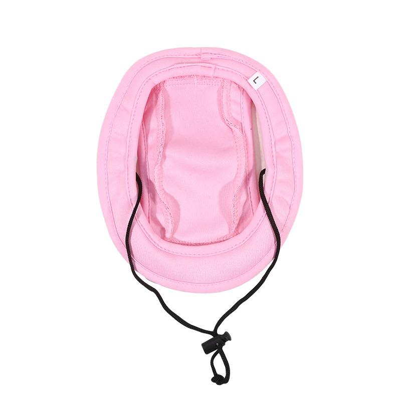 

Pet Hat Breathable Sunshade Cat Hat Bowknot Princess Style Ear Hole Design Dog Cap for Cats and Dogs Outdoor Pet Decorative Accessory S розовый