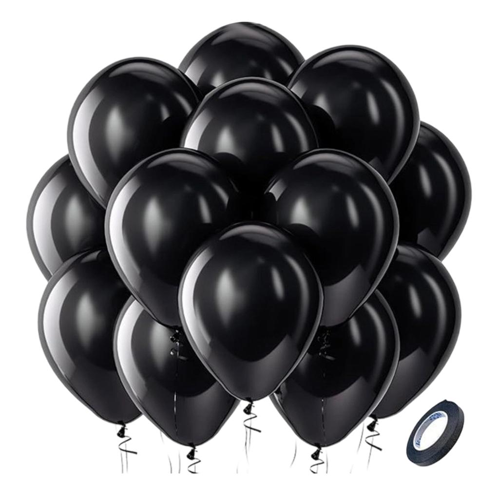 Latex Balloons, 100 Balloons Per Pack, 12-inch Round Helium Balloons, Brightly Colored, Suitable For Birthday And Party Decorations.(Sending Ribbons)