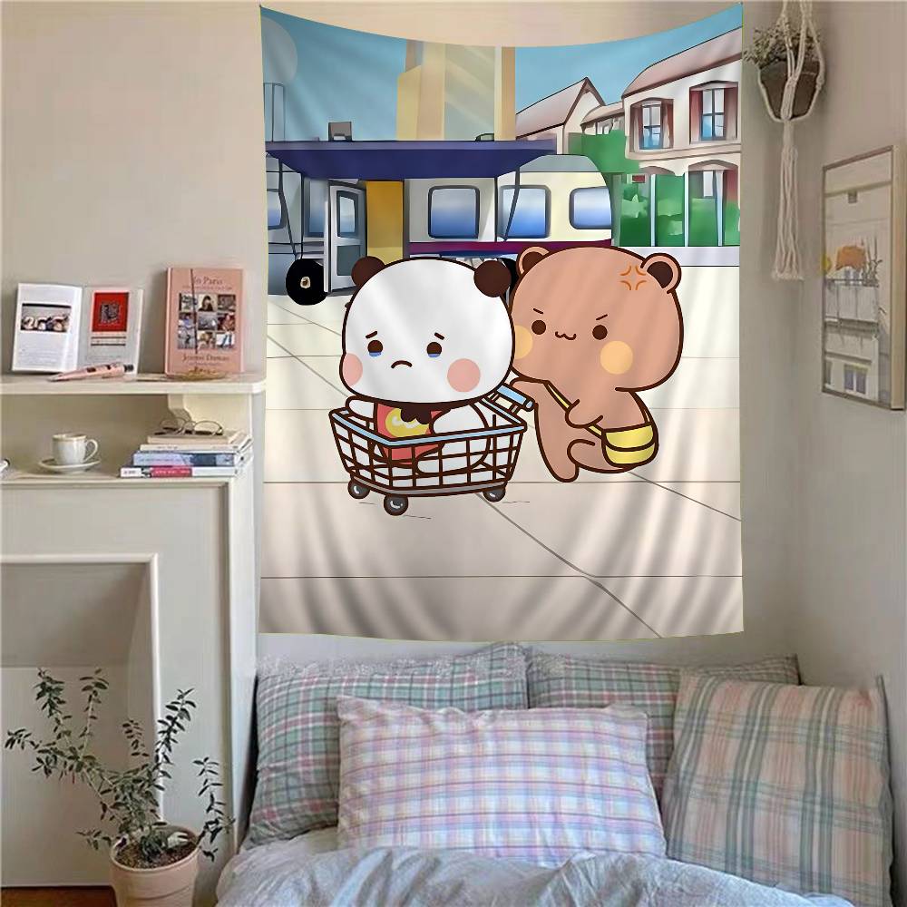 BuBu Und DuDu Anime Wandteppich Für Wohnzimmer Haus Studentenwohnheim Dekor Hausdekor