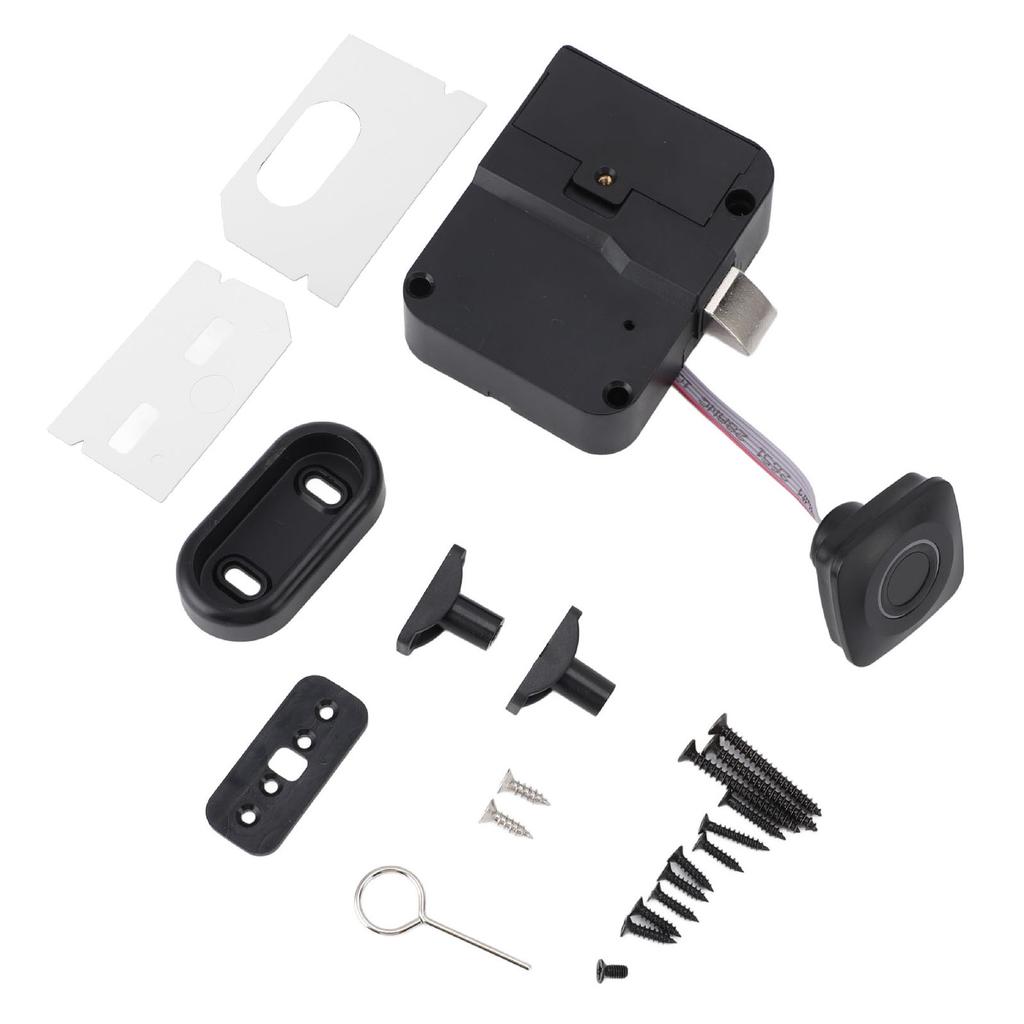 Fingerprint Cabinet Lock Anti Theft Ultra Thin Panel Smart Biometric Drawer Password Lock for