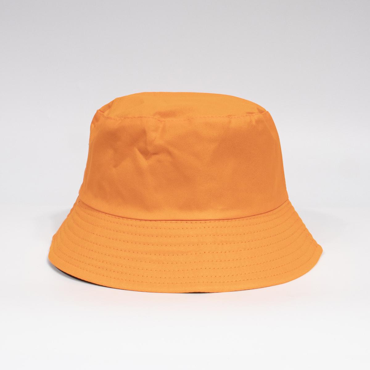 

Unisex Solid Color Fisherman Hat Fashionable Spring Summer Autumn Cap for Men And Women помаранчевий