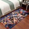 King of Fighters Floor Mat Bathroom Mat Kids Room Bedroom Decoration Balcony Anti-Slip Doormat Living Room Welcome Rug
