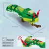 Libellen-Insekten Mini-Baustein-Set - STEM Pädagogisches Meereslebewesen-Spielzeug für Kinder Fördert Kreativität & Meeresleben-Lernen
