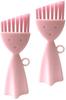 MARNA Lunch Box Cleaning Set of Pink Brush, 2,