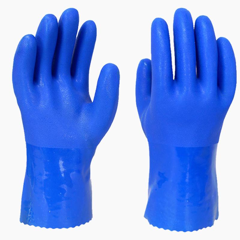 Polyester Waterproof Acid & Alkali Resistant General Purpose Gloves with Anti-Slip Anti-Impact Anti-Cut Anti-Static Features