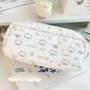 Student Organizer Pencil Pouch With Large Capacity And Adorable Elephant Pattern
