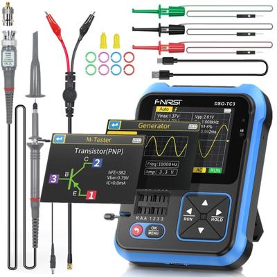 XEAST 500kHz Bandwidth Portable Handheld 3 In 1 Transistor Supports Sampling Rate Supports Diode Transistor LCR Detection and Signal Japanese