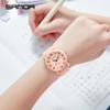 SANDA 3325 Fashion Children's Quartz Watch Dual Calendar Display Waterproof Simple Fashion Children's Quartz Watch