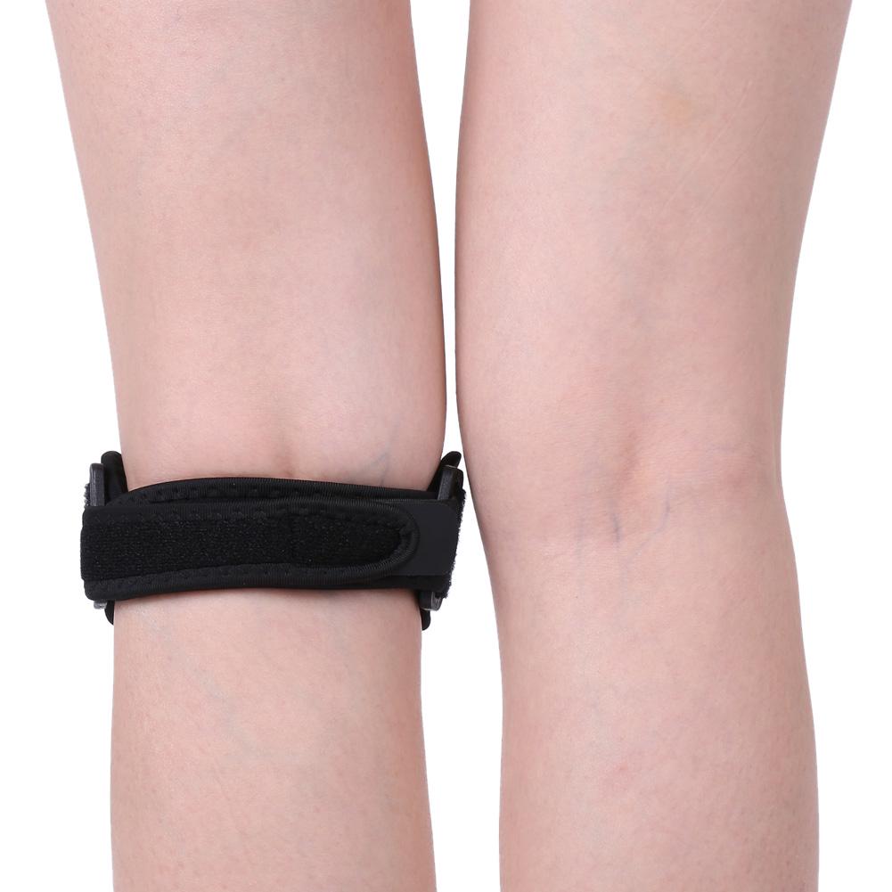 Professional Silicone Knee Support Pad Sports Brace Strap Breathable Kneepad Protection