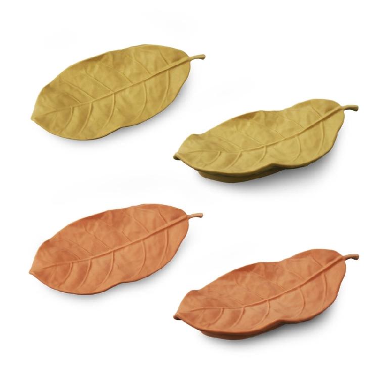 Leaf Shaped Jewelry Dish Molds Silicone Material for Epoxy Resin Casting Tray