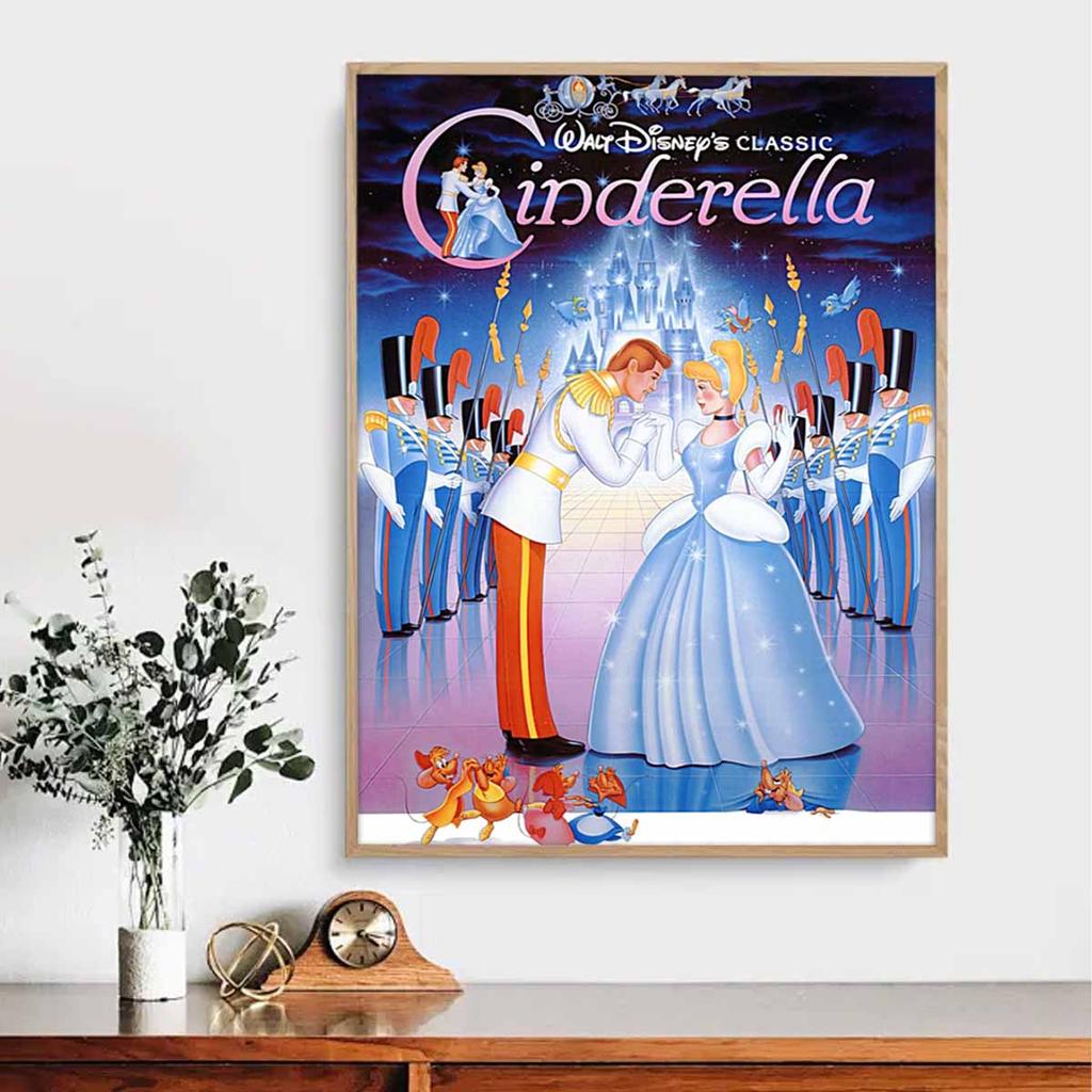 Full Round Diamond Painting The Prince and The Princess Art Rhinestone Picture Mosaic DIY 5D Cross Stitch Embroidery Home Decoration