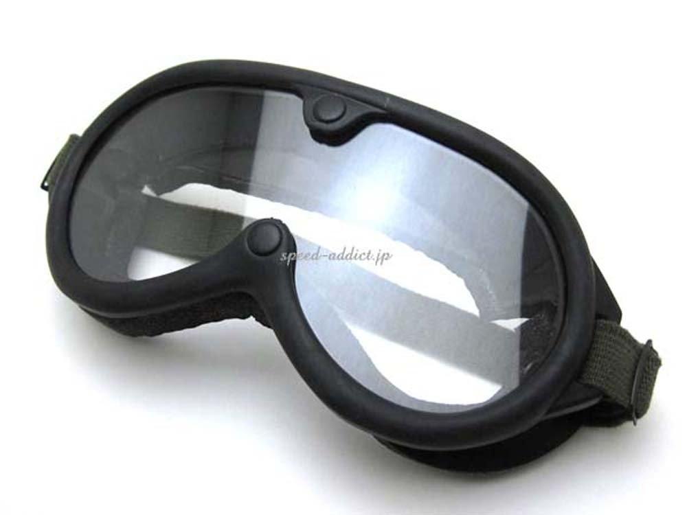 VINTAGE TYPE ARMY GOGGLE Vintage Type Army BLACK [SPEED ADDICT] 70's (70's Goggles)