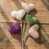 Baby Photography Auxiliary Props Love Filled Cotton Peach Heart Handmade Crochet Yarn Studio Photo Shoot Accessories Supplies