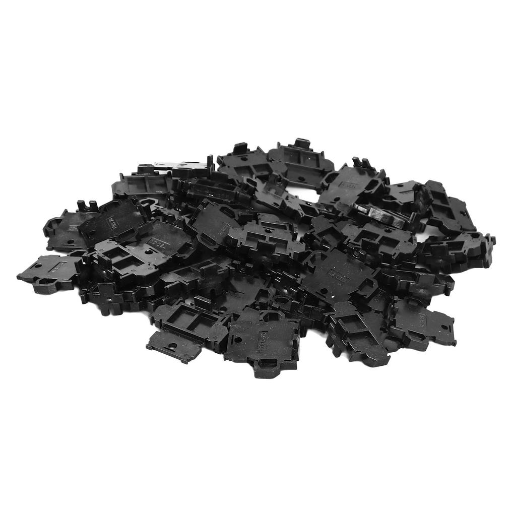 100 STÜCK Klemmenblock Nylon Multifunktional DIN-Schienenklemmenblock für Zuhause Gewerblich