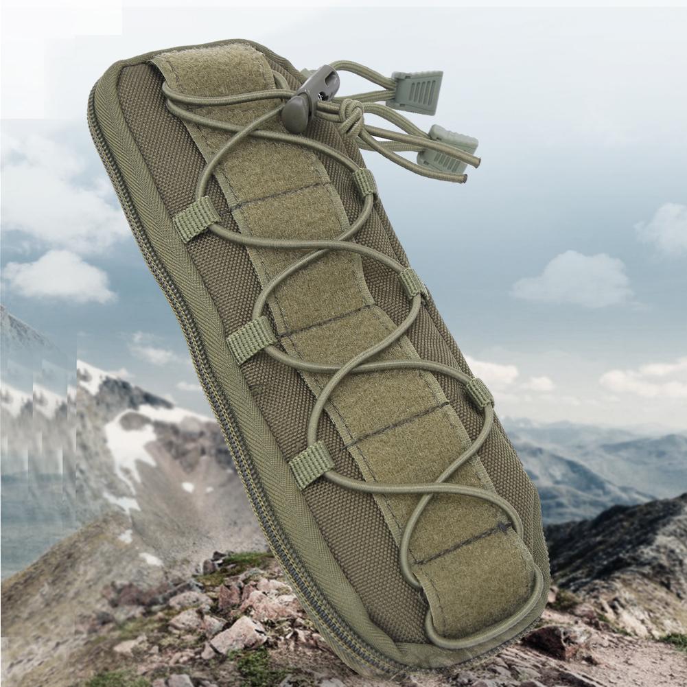 Nylon Portable Outdoor Tactics Multifunction Survival Army Knife Protection Cover BagGreen L