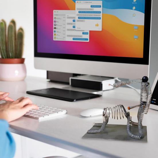 Spring Man Desk Toy Hilarious Interactive Stress Relief Toy Desktop Flexible Spring Figure Decoration Prank Gift for Friends