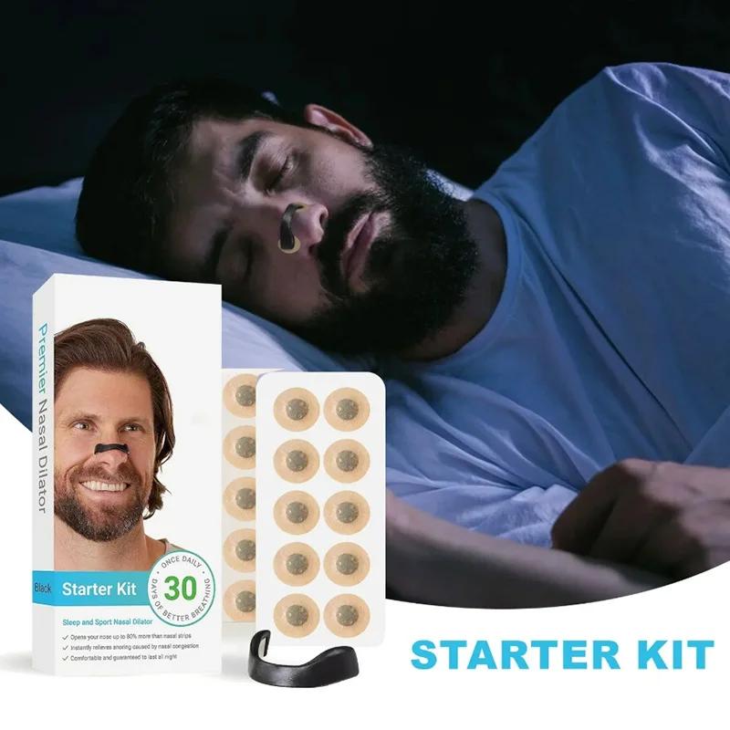 Nasal Dilator Sleep Nasal Strips Nose Breathe Better Magnetic Nose Clip Sports Nasal Strips Breathing Starter Kits Anti Snoring