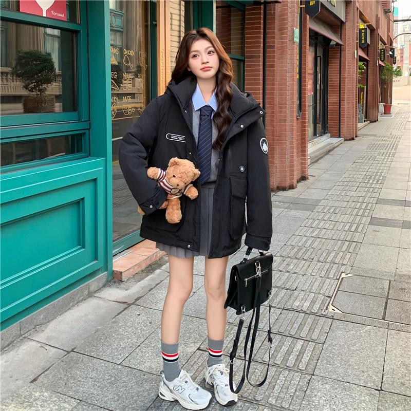 Down cotton-padded clothes, winter couple's clothes, new tooling, thickened jacket, cotton-padded jacket pie to overcome