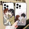 Japanese Classic Anime H-Horimiya Vintage Phone Case For IPhone 17 Air 16 15 14 13 Pro Max 11 12 Black Silicone Cover