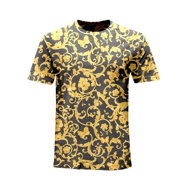 Men's Summer 3d Printed T-Shirt Fashion Top Short Sleeve Novelty Tees XXS-6XL