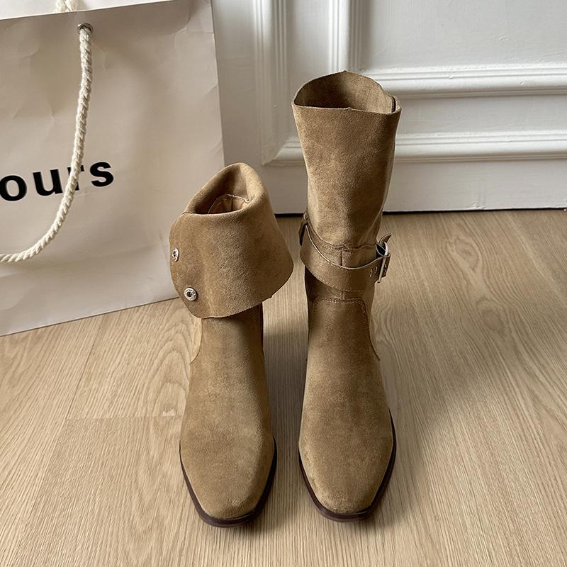 

Men Women Winter Spring Autumn Boots SlipOn PointedToe Elegant Warm Protection for Cold Weather Insulated Material for Winter Comfort 35