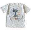 Pete Cat Sii Te Stesso Cool Y2K Grunge Vintage Unisex Cartone Animato Streetwear T-shirt Regalo