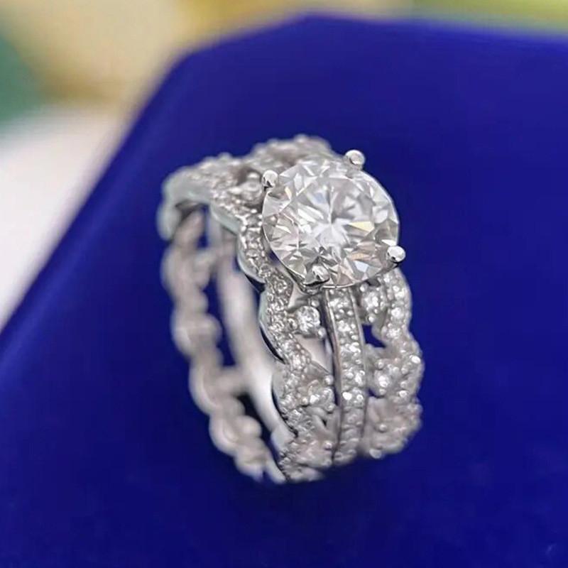CopperLuxury Cubic Zirconia Proposal Ring for Women Fashion Delicate Bridal Wedding Band Jewelry Gifts