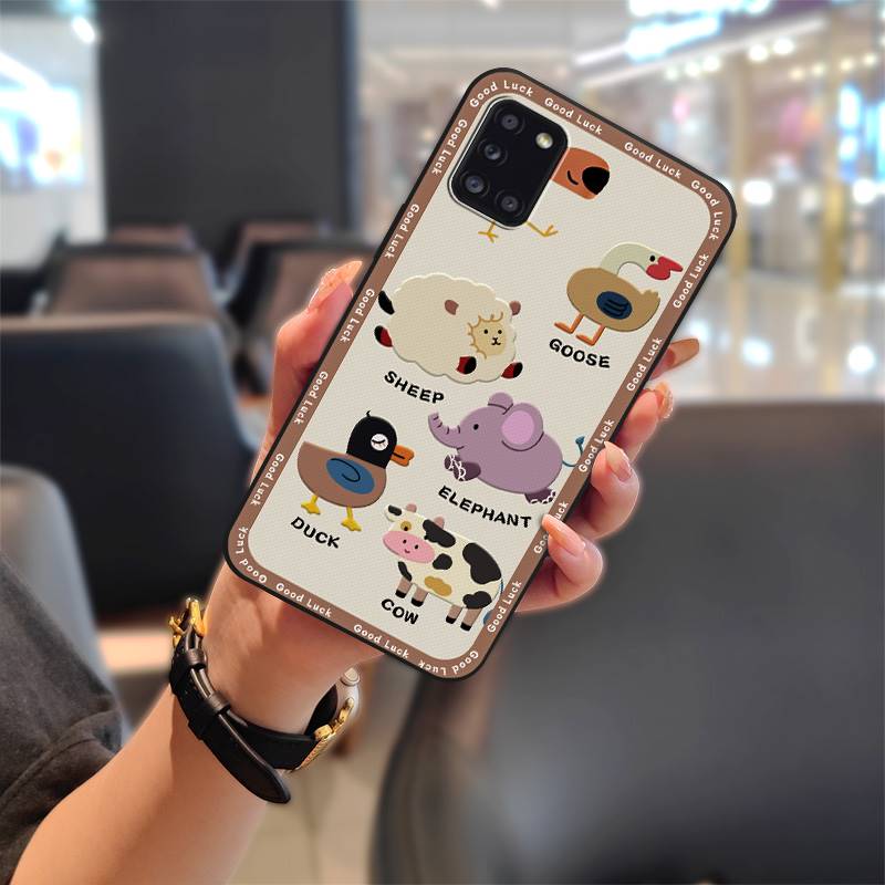 Back Cover Durable Phone Case For Samsung Galaxy A31/SM-A315 Shockproof Soft case Anti-dust protective TPU Cartoon Cute