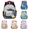Tv Cat Letter Pattern Cartoon Toddler School Backpack With Spliced Design Color