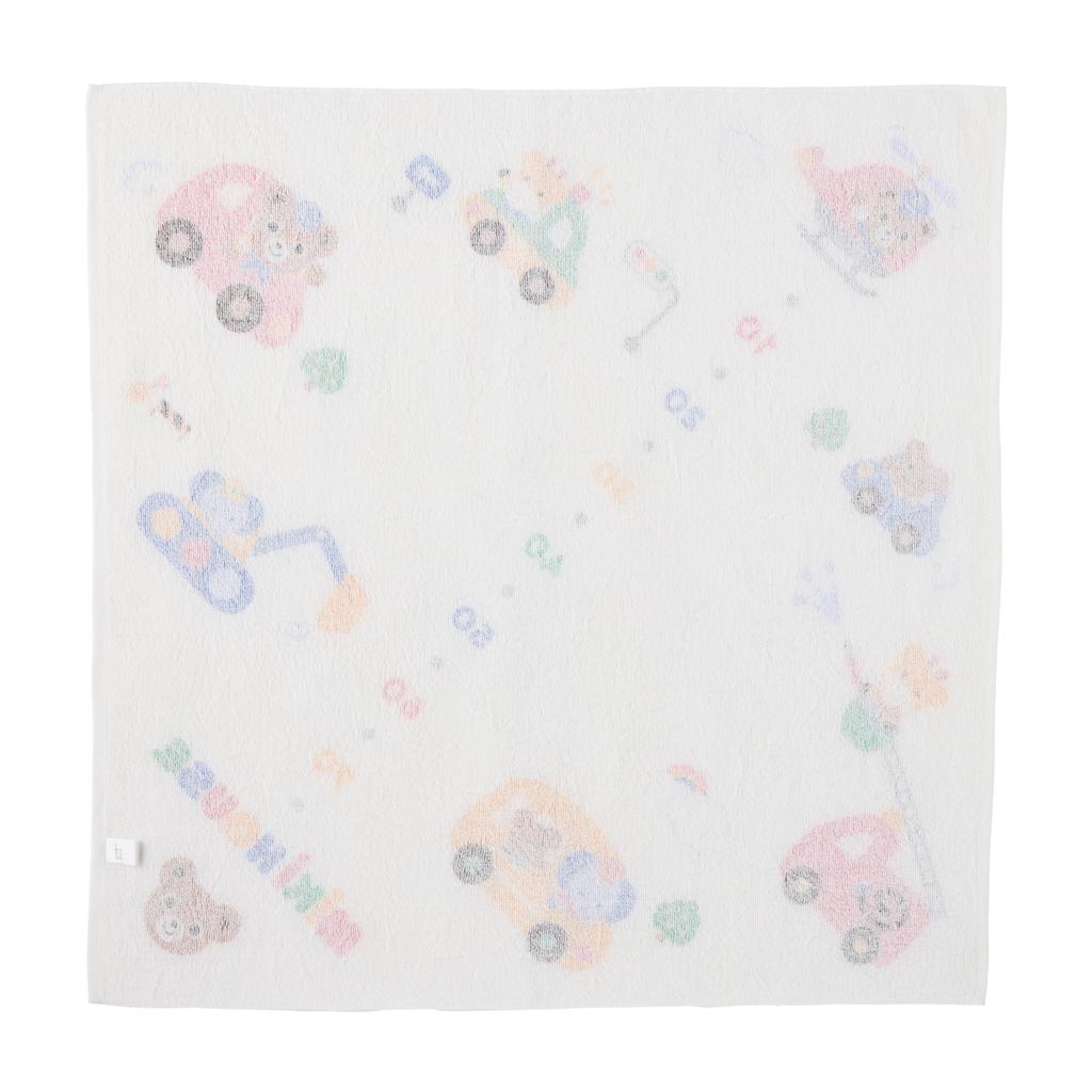 [Mikihouse] Gauze Bath Towel, Bath Towel, Bathing Towel, 100% Cotton, Made In Japan, 90 X 90 Cm, Baby Preparation, Height Chart, Boys, Girls, Baby,