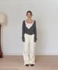 APPAREL ARCHIVE Cove Cotton Wide Pants - Cream