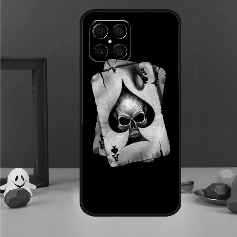 Poker Playing Card Case For Honor X9c X8a X8b X9b X9a X8 X9 50 70 90 Lite Honor 200 Pro Magic 5 6 7 Lire Cover