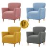 1pc Polar Fleece Armchair Cover Elastic All-inclusive Tub Club Chair Slipcovers Stretch Spandex Single Lazy Sofa Protector Case